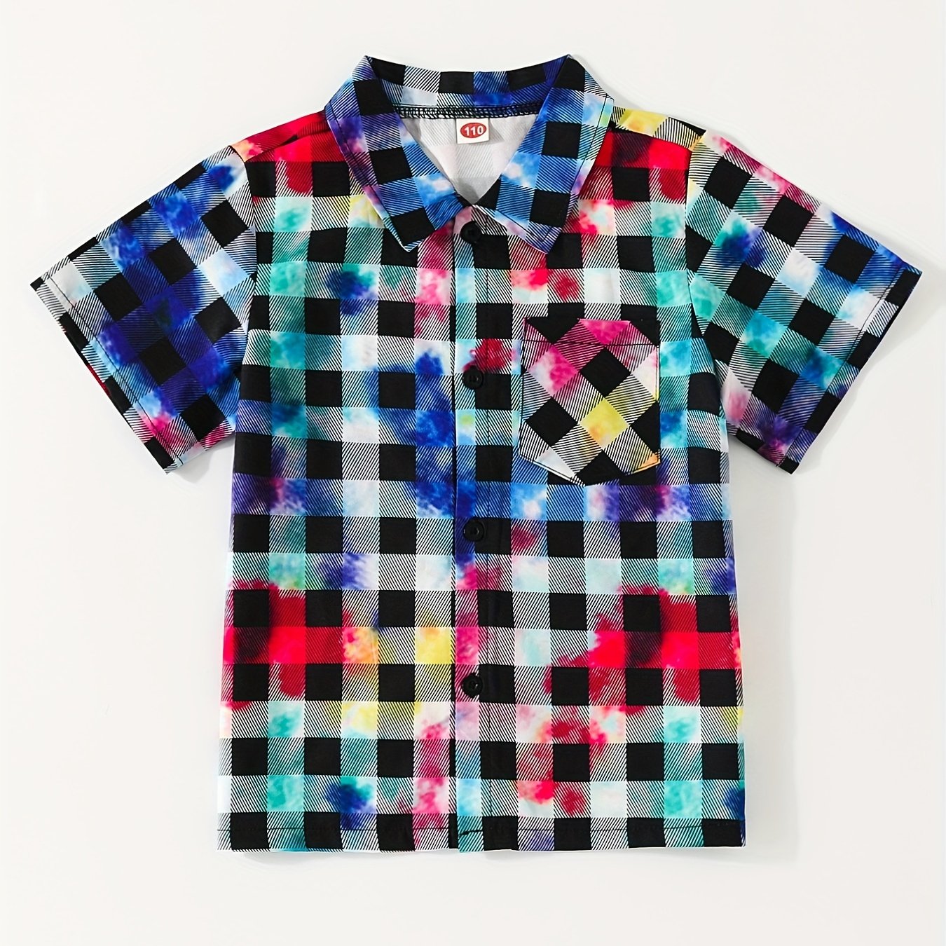 Boys Plaid Button Down Shirts for Summer