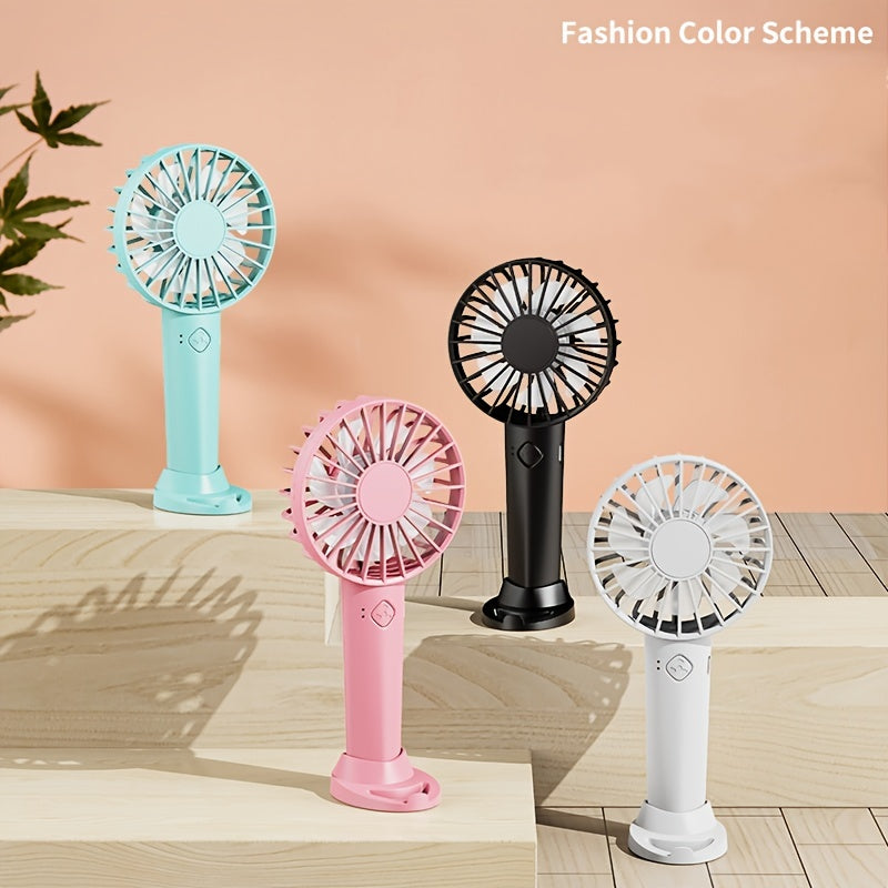 USB Charging Mini Handheld Fan Portable Small Fan for Outdoor Desktop