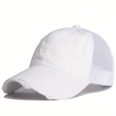 Mesh Baseball Cap Trucker Hat Sunshade Adjustable Hip Hop Outdoor Casual