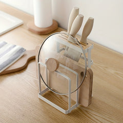 Kitchen Tool Storage Rack with Holder and Lid Holder