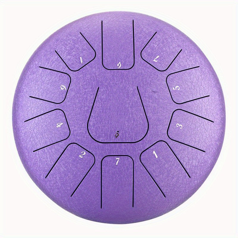32 Cm 11 Tones Steel Tongue Drum Percussion Instrument with Bag and Mallets