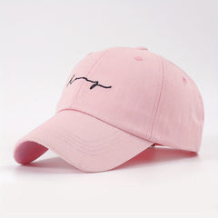 Solid Cotton Dad Hats Embroidered Baseball Cap Lightweight Adjustable Sun