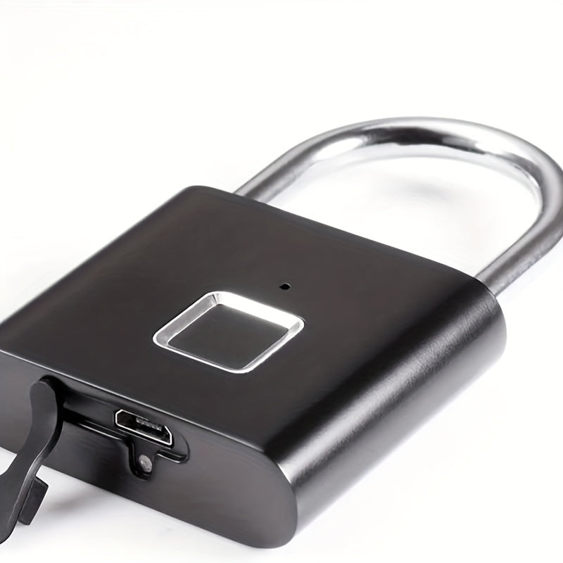 Smart Fingerprint Padlock Security Lock Portable for Locker Gym Door Luggage