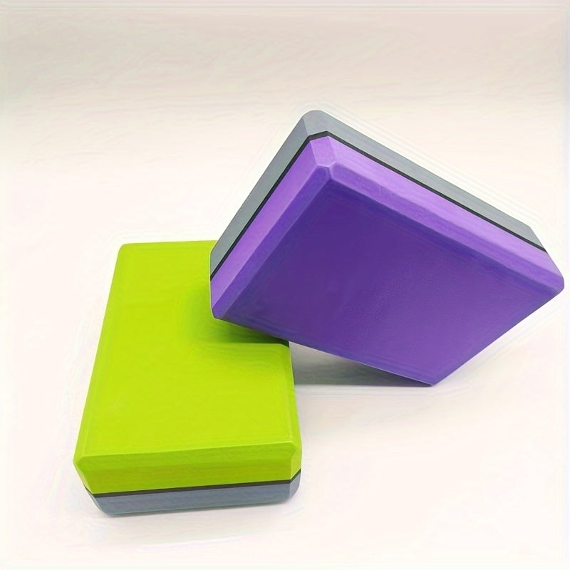 High Density Double Color Non-slip Yoga Brick for Fitness and Stretching
