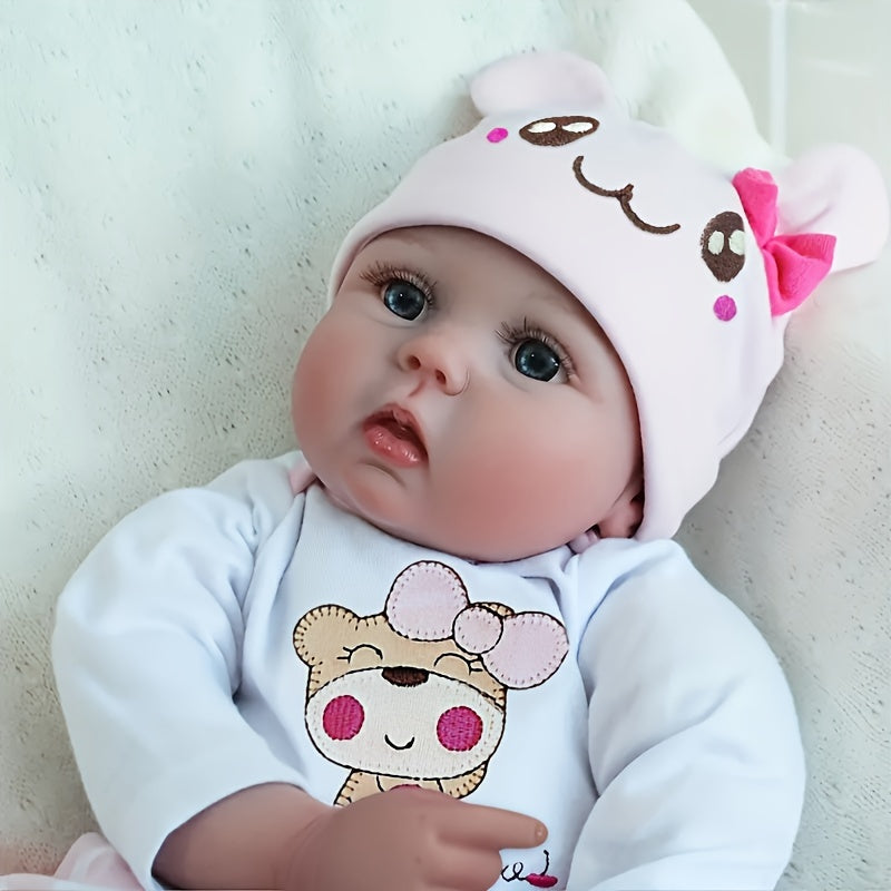 64 Cm Lifelike Reborn Doll Soft Body, Visible Veins, Christmas Gift