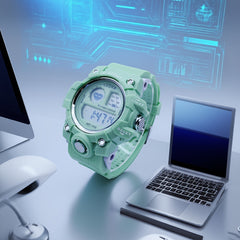 Kids Waterproof Digital Watch, Boys and Girls Wristwatch with Alarm, Ages 8-16