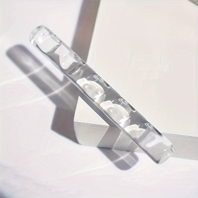 5 Slot Transparent Art Brush Holder for Painting Brushes