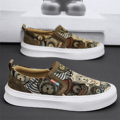 Men's Breathable Slip On Loafer Shoes Lightweight Non slip Shoes