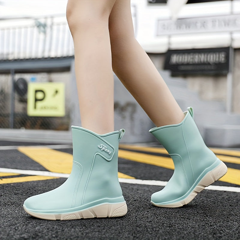 Women's Waterproof Rain Boots Non Slip Water Shoes