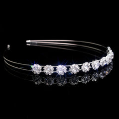 Rhinestone Headband Queen Crown Tiara Head Jewelry Bridal Wedding Hair Accessory