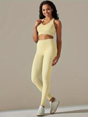 Beauty Back Push Up Sports Bra & Leggings Set