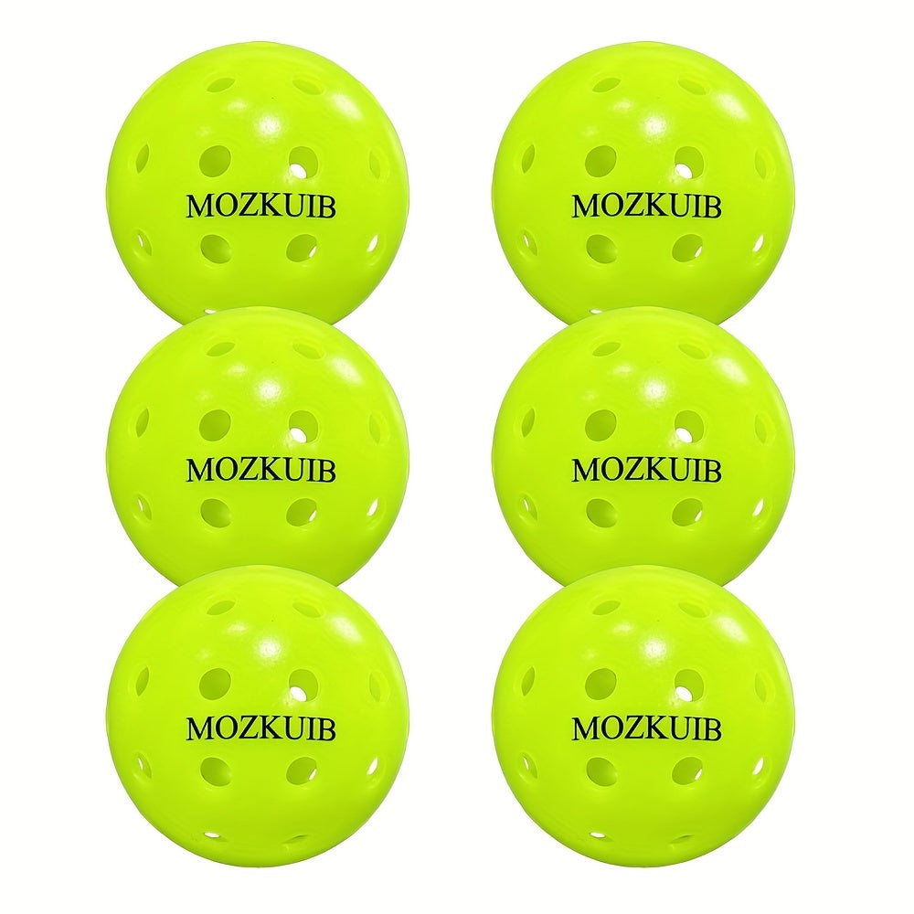 6pcs 40 Hole Seamless Pickleball Set USAPA Approved - Professional Competition