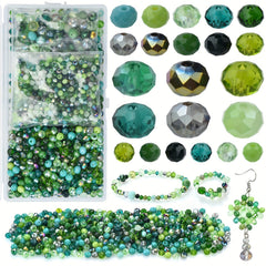 Glass Beads Accessories Set for Jewelry Making