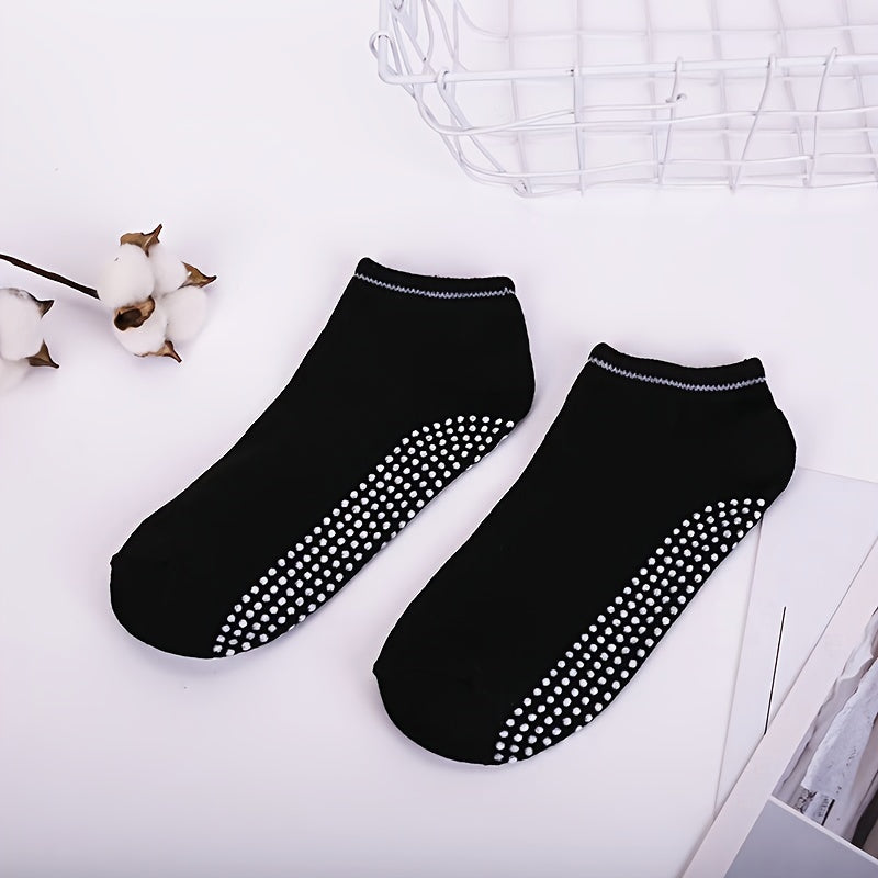 Breathable Non-Slip Yoga Ankle Socks for Women