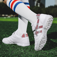 Kids Soccer Shoes TF Cleats Lightweight Athletic Football Shoes