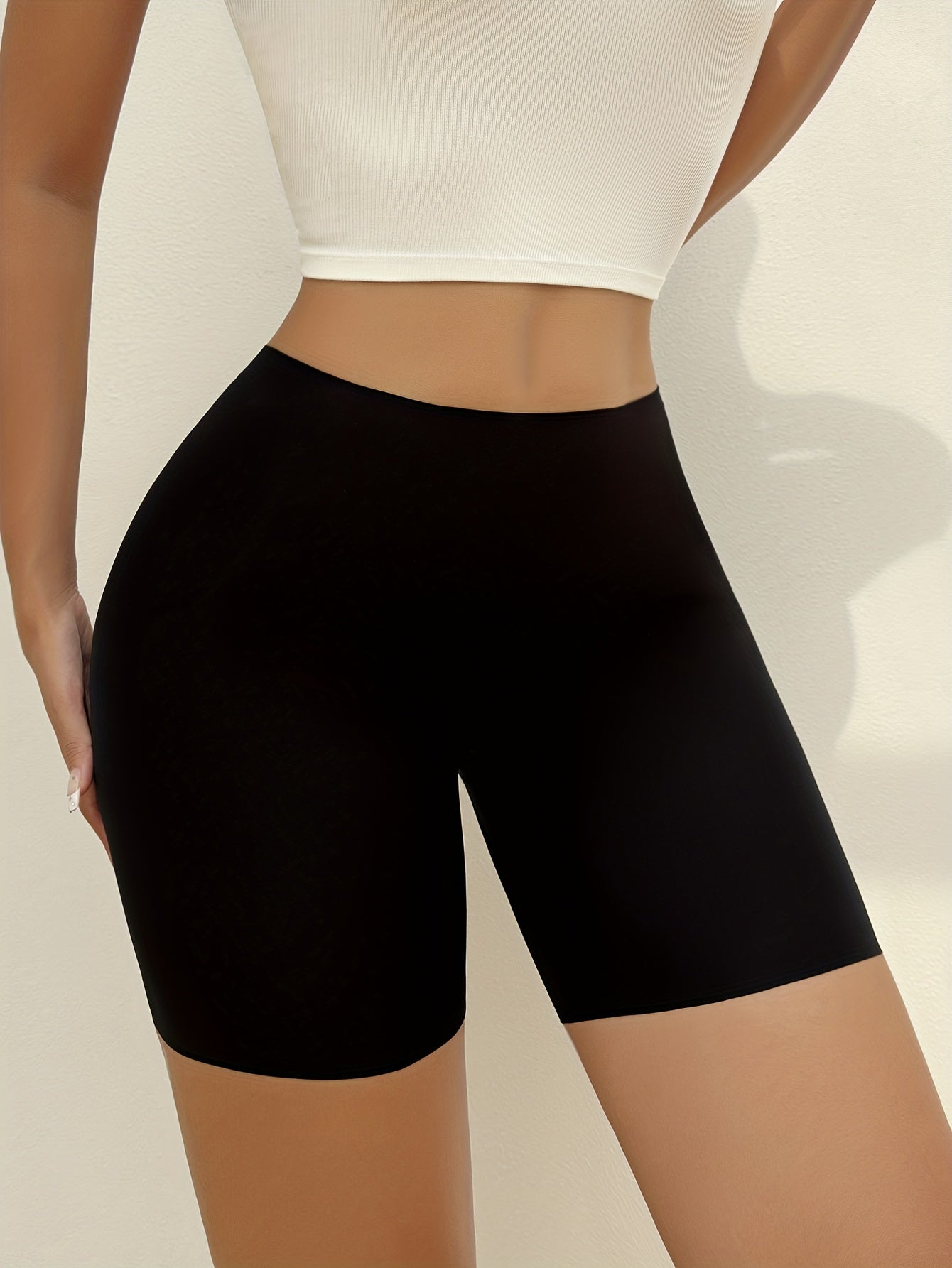 Solid Boyshort Panties Soft Comfortable Stretch Women's Lingerie