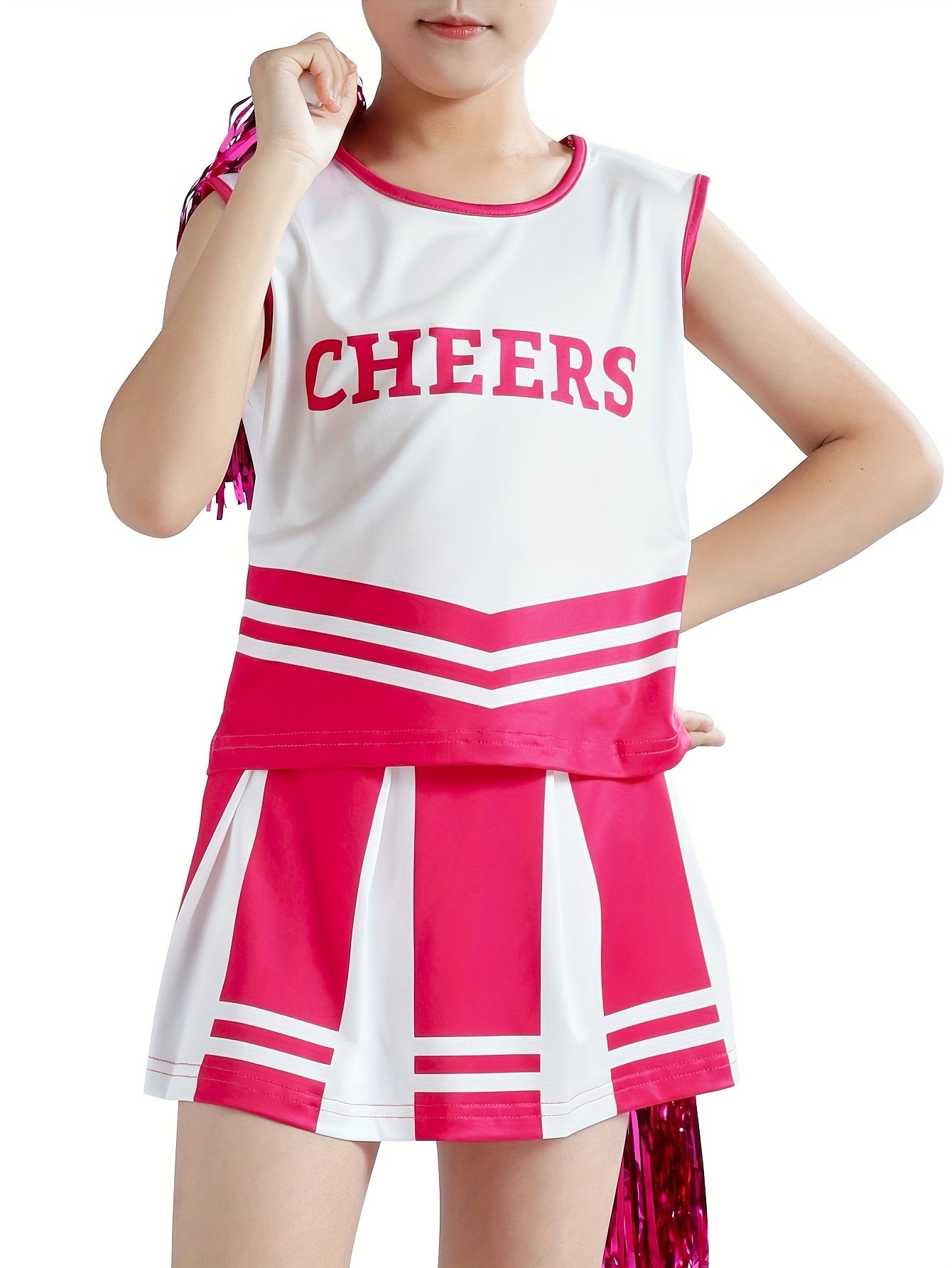 Girls Cheerleading Outfits Set for Spirit Week Sports Gift
