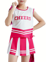 Girls Cheerleading Outfits Set for Spirit Week Sports Gift