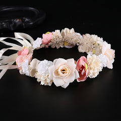 Flower Bridal Headband Hairband Tiara for Women Bride Wedding