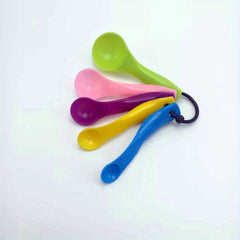 5pcs Plastic Measuring Spoons Set for Baking Kitchen Tools