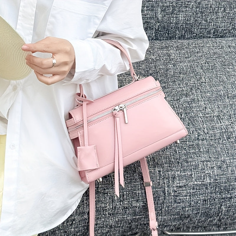 Leather Women's Bag Cowhide Shopping Bag Handbag Real Leather Tote Bag