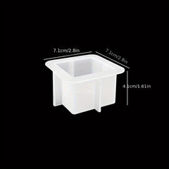 Square Tealight Candle Holder Silicone Molds for DIY Home Decor