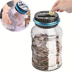 Digital Saving Money Box Coins Automatic Counting Large Capacity