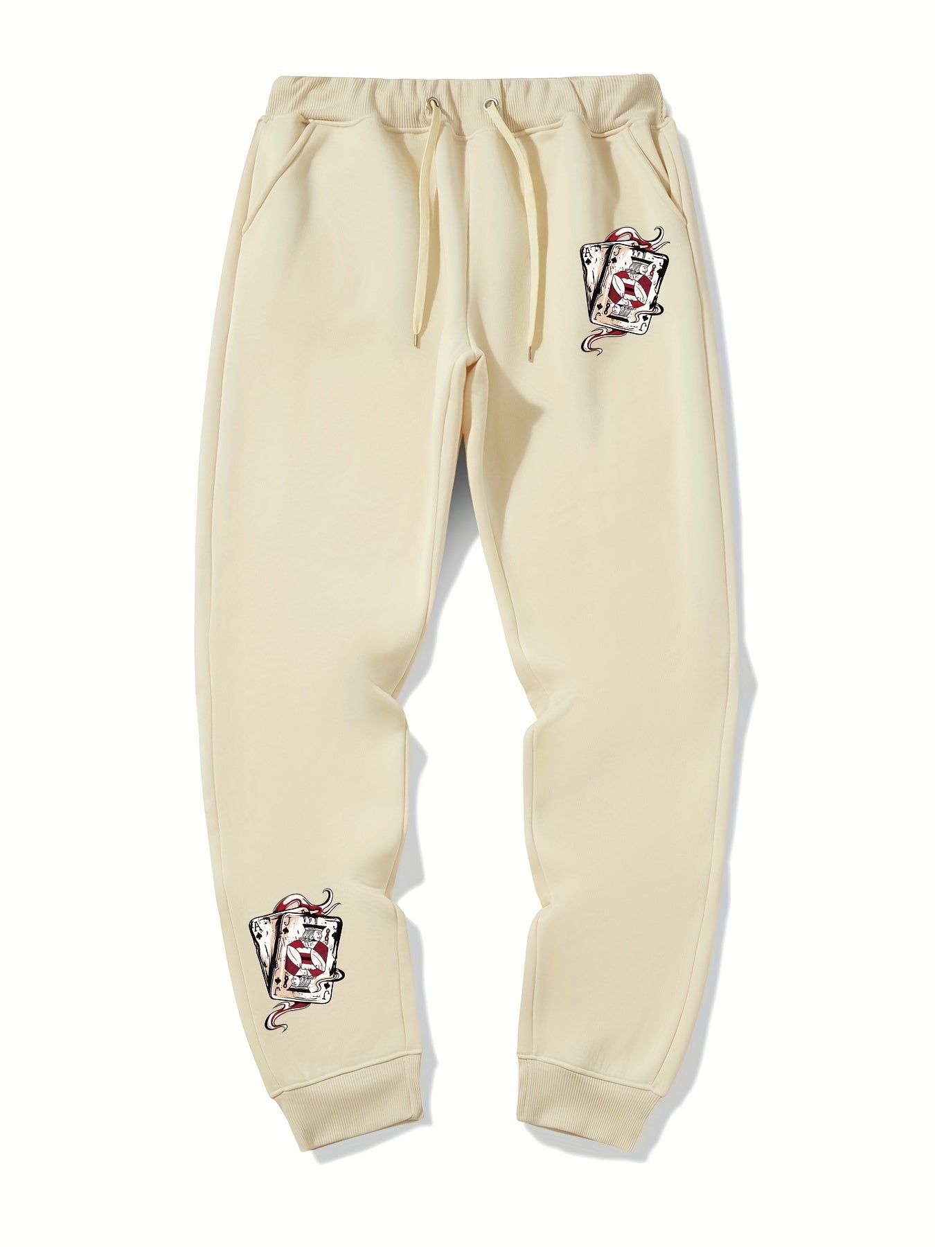 Men's Drawstring Sweatpants With Pockets Loose Casual Jogger Pants