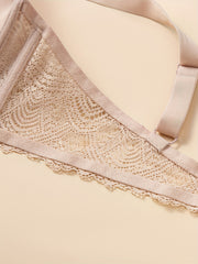 Sexy Bra Solid Lace Molded Cup High Stretch Comfort Bra