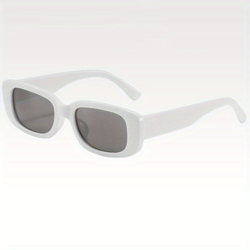 Square Sunglasses Men Women Wide Temple Glasses UV Blocking