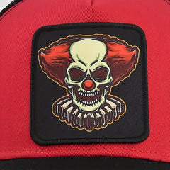 Unisex Mesh Baseball Cap Clown Embroidery Outdoor Sport Hat