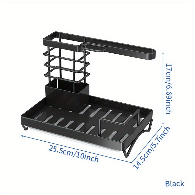 Kitchen Sink Sponge Holder Drain Rack Multifunctional Sink Caddy
