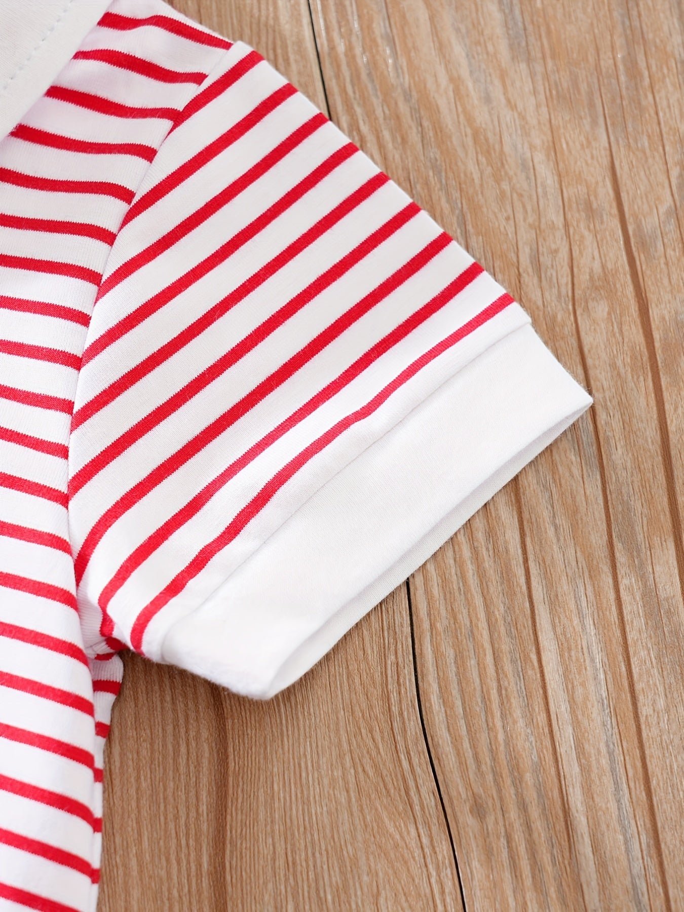 Baby Boys Whale Graphic Striped Romper Jumpsuit Clothes