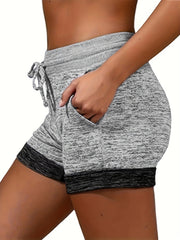 Butterfly Pattern Drawstring Shorts for Women