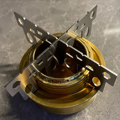 Portable Stainless Steel Outdoor Cooking Stove Bracket for Camping