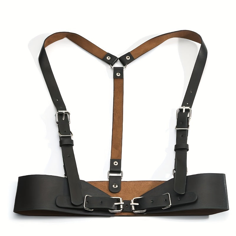 Men's Punk Vest Harness Belt for Street Dance Performance