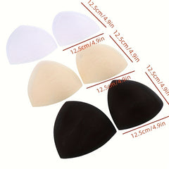 Triangle Bra Insert Pads Anti-Convex Sponge Chest Enhancer Women's Lingerie