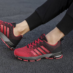 Men Women Running Shoes Breathable Lightweight Outdoor Casual Walking Sneakers