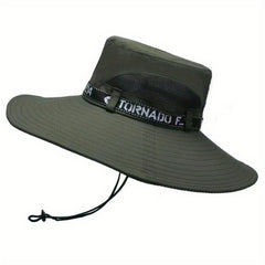 Foldable Men's Hat Fishing Hat Outdoor Sunscreen Hat Summer Anti UV Sun Hat