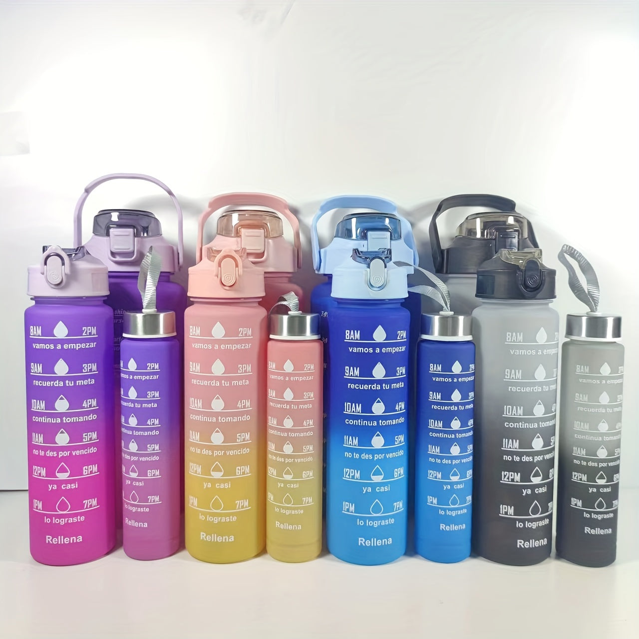 High Temp Resistant Gradient Water Cup 2000ml Leak-Proof Portable