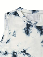 Tie Dye Sleeveless Dress Casual Tank Dress Women's Clothing