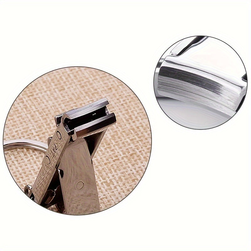 Portable Stainless Steel Nail Cutter Manicure & Pedicure Tool
