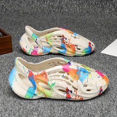 Men's Tie Dye Slip On Clog Sandals Assorted Colors