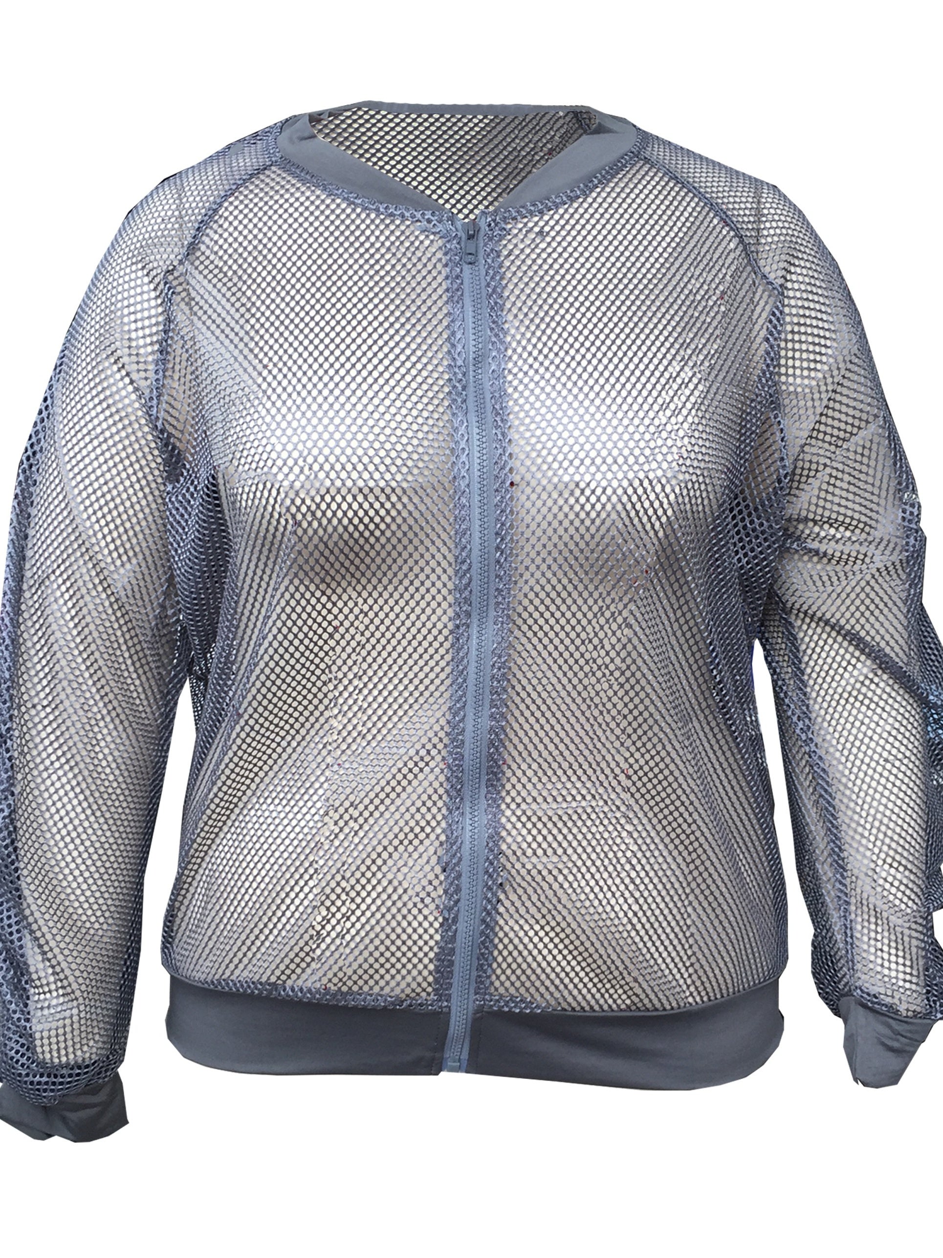 Women's Eyelet Hooded Sports Jacket