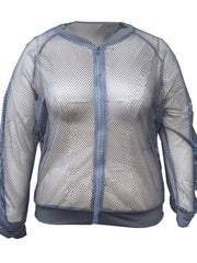 Women's Eyelet Hooded Sports Jacket
