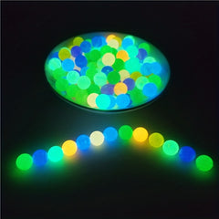 6 8 10mm Luminous Beads Mix Style Acrylic Spacer Round Shape for Jewelry Making