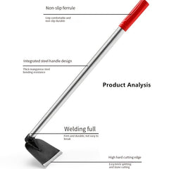 Manganese Steel Garden Hoe for Weeding & Planting