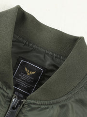 Men's Slim Fit Zip Up Jacket Windproof Motorcycle Jacket