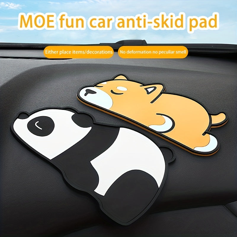 Panda Car Dashboard Ornament Anti Slip Mat & Cargo Liner