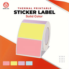 220 Sheets Roll Thermal Label Paper for P50/D100 Label Machines